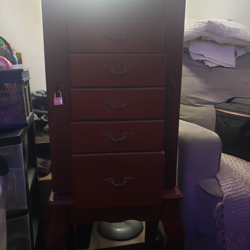 Classic Wooden Jewelry Organizer